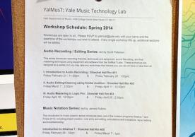 Workshop Schedule Posted